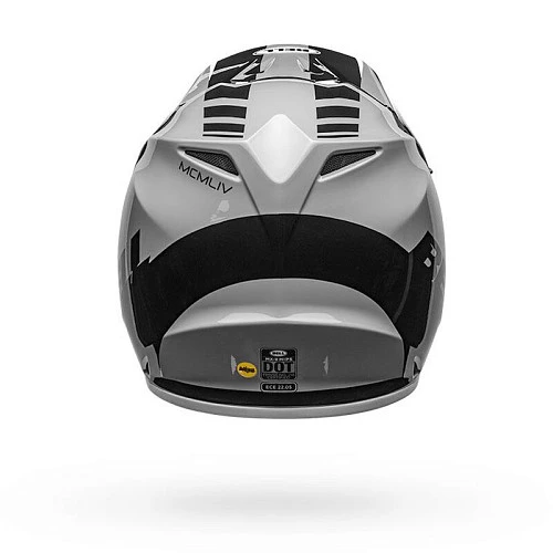 Bell MX-9 Mips Dash Gloss Gray /Black /White шлем кроссовый