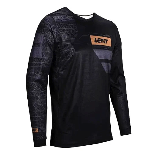 Leatt 3.5 Ride 2025 Black джерси, черный