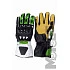 First M06 Rider Gloves мотоперчатки город, черно-желто-зеленый