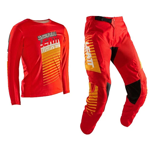 Leatt 3.5 Ride Kit Junior 2025 Red комплект подростковый, мотоштаны + джерси, красный