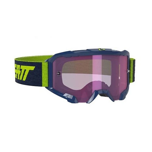 Leatt Velocity 4.5 Iriz Ink / Purple мотоочки, двойная линза
