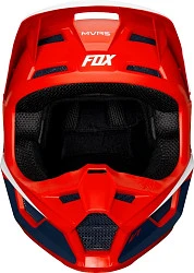 Fox Racing V1 Przm 2019 шлем кроссовый, красно-бело-синий