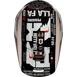 Fox Racing V1 Illmatik Pale Pink шлем кроссовый
