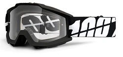100% Accuri Black Tornado Clear Lens мотоочки