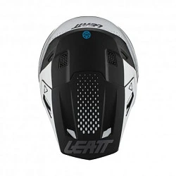 Leatt Kit Moto 8.5 V22 Black/White шлем кроссовый + Velocity 5.5 мотоочки