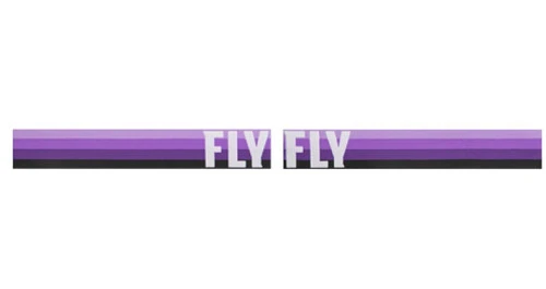 Fly Racing Zone 2022 мотоочки, фиолетово-черный, синяя зеркальная линза