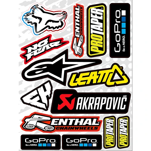 Набор наклеек А4 MXLOGO1