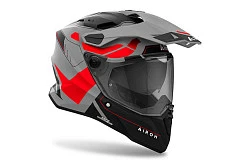 Airoh Commander 2 Reveal Red Fluo Matt шлем эндуро