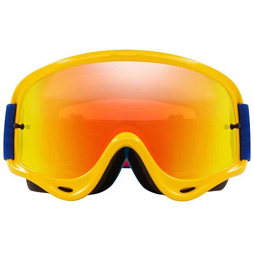 Oakley O-Frame Solid мотоочки, желто-синий, оранжевая линза (OO7029-46)