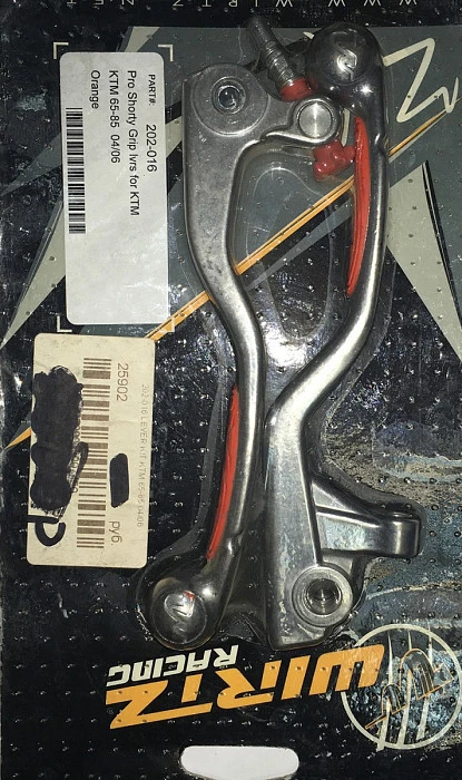 WIRTZ комплект рычагов сцепления и тормоза KTM 65-105 03-11 202-016