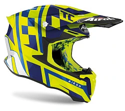 Airoh Twist 2.0 TC21 Yellow Gloss шлем внедорожный