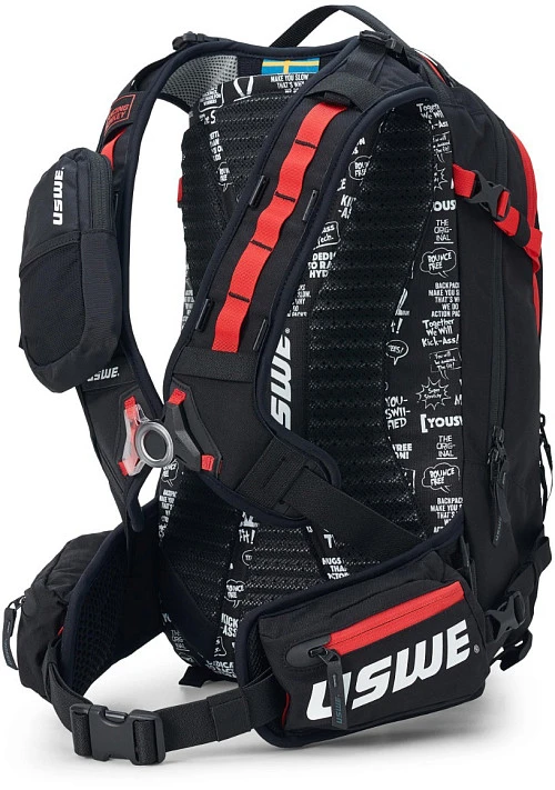 USWE Core 16L Off-Road Daypack Black/Red рюкзак, черно-красный