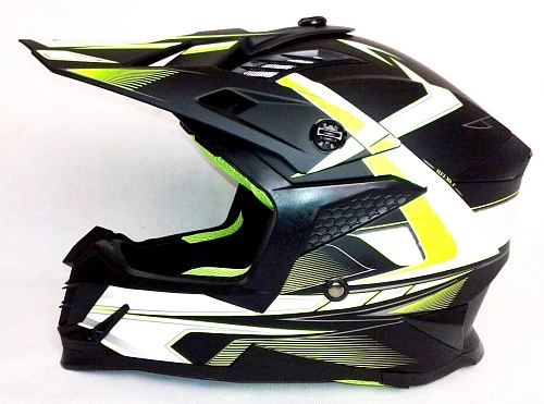 Ataki SC-16 Rift шлем кроссовый, желто-черный