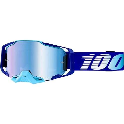 100% Armega Royal / Mirror Blue Lens мотоочки