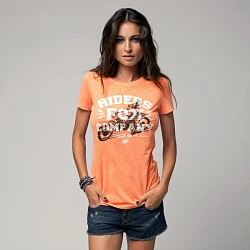 Fox Girls Wild Ride Crew Neck Tee футболка женская, оранжевый