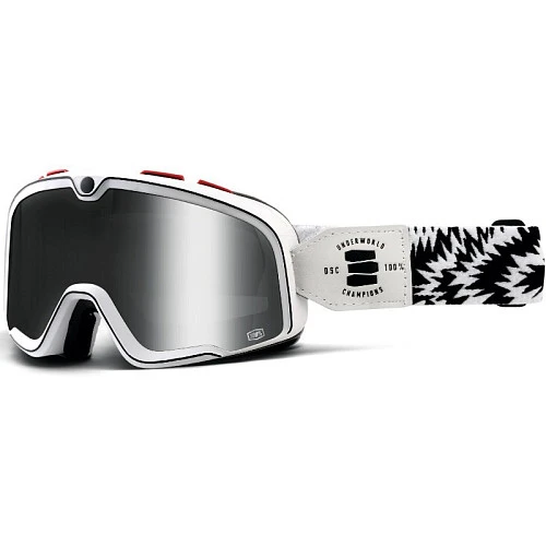 100% Barstow Death Spray Silver Lens мотоочки