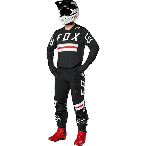 Fox Racing Flexair Preest LE джерси, черно-красный