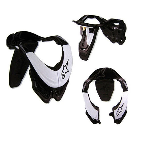 Alpinestars Bionic Neck Brace SB защита шеи, черно-белый