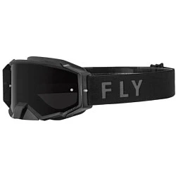 Fly Racing Zone Pro 2022 мотоочки, черный, черная тонированная линза