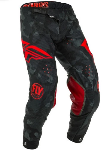Fly Racing Evolution DST 2020 мотоштаны, красно-черный