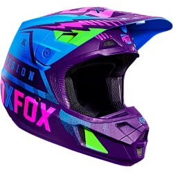 Fox Racing V2 Vicious Special шлем кроссовый, фиолетово-синий