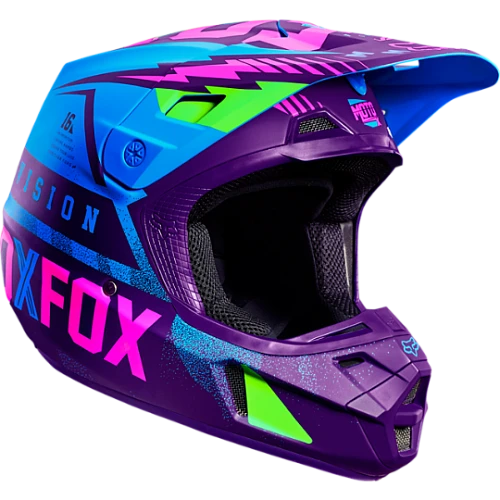 Fox Racing V2 Vicious Special шлем кроссовый, фиолетово-синий