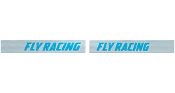 Fly Racing Zone 2020 мотоочки, серо-голубой, синяя зеркальная линза