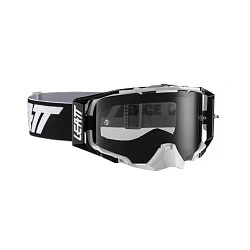 Leatt Velocity 6.5 Black / White Smoke 28% мотоочки, двойная линза