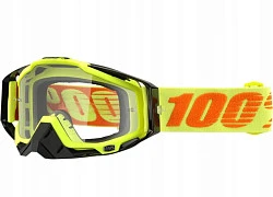 100% Racecraft Attack Yellow Clear Lens мотоочки