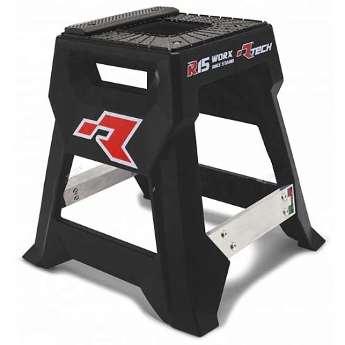 R-Tech R15 подставка для кроссового мотоцикла с пластиковая, черный (до 230 кг, высота 43 см)