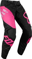 Fox Racing 180 Mastar 2018 мотоштаны, черно-розовый