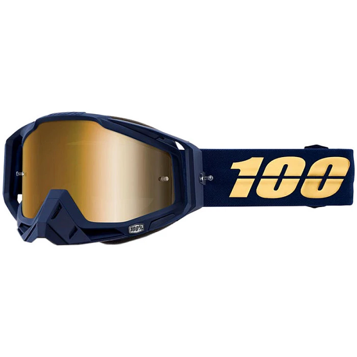 100% Racecraft Bakken Mirror True Gold Lens мотоочки