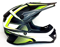 Ataki SC-15 Rift шлем кроссовый детский, желто-черный