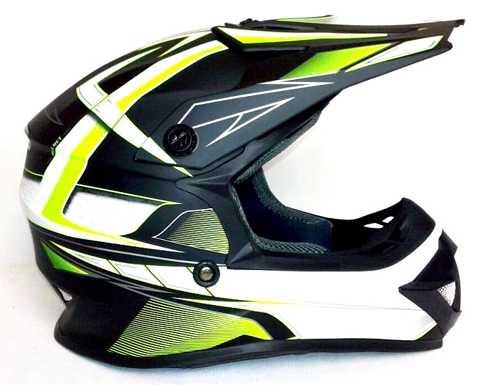 Ataki SC-15 Rift шлем кроссовый детский, желто-черный