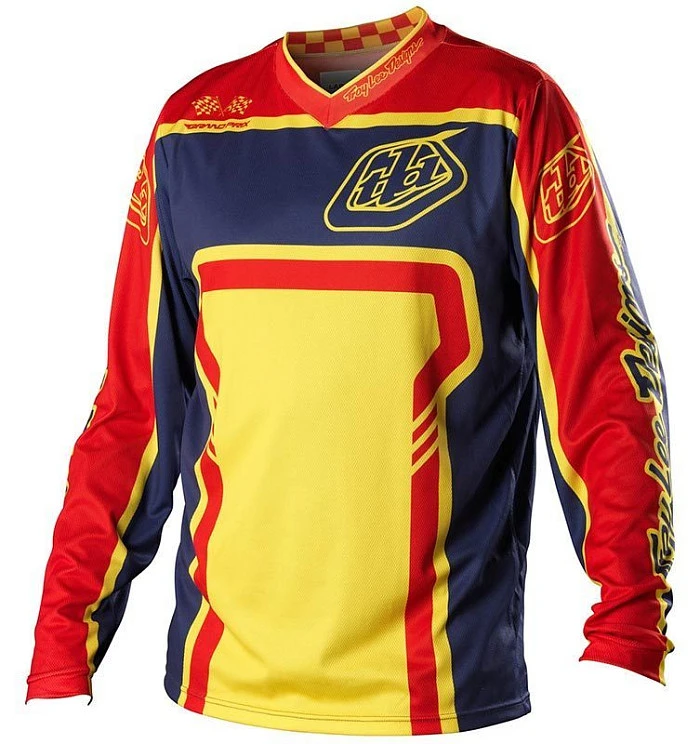 Troy Lee Designs GP Factory джерси, сине-желто-красный