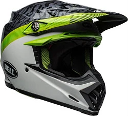 Bell Moto-9 Mips Chief шлем кроссовый, салатово-серый