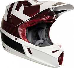 Fox Racing V3 Preest 2018 шлем кроссовый, темно-красный