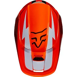 Fox Racing V1 Werd 2020 Flow Orange шлем кроссовый