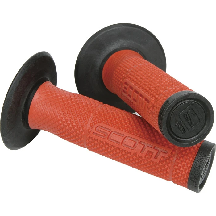 Scott Grips SX II Kit двойные грипсы на руль, красно-черный