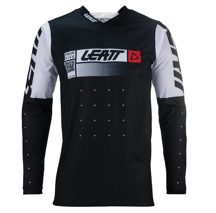 Leatt Moto 4.5 Lite 2024 Black джерси, черный