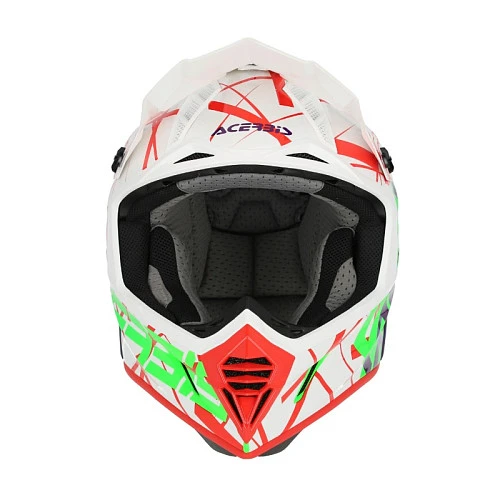 Acerbis X-Track 22-06 Green/White шлем внедорожный, зелено-белый