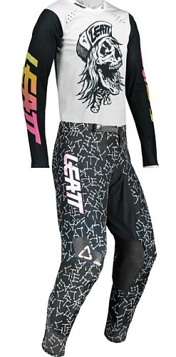 Leatt Moto 3.5 Jr Bones/Skull комплект подростковый