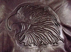 First M771 EAGLE Косуха мужская кожаная с орлом