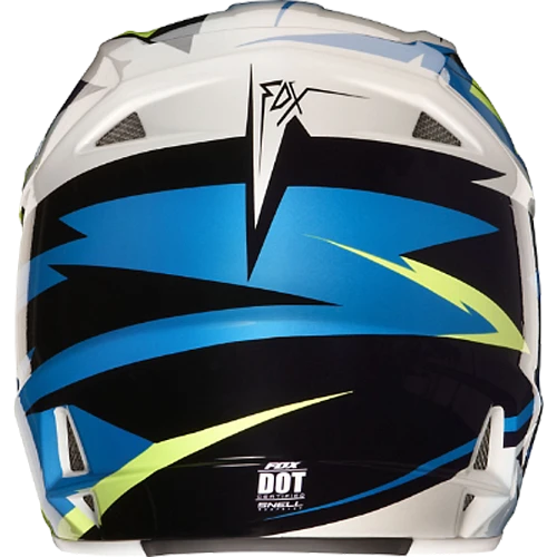 Fox Racing V1 Costa шлем кроссовый, желто-синий