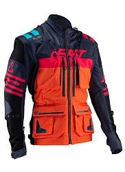 Leatt GPX 5.5 2019 мотокуртка эндуро, оранжево-черный