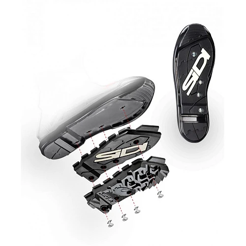 Sidi Atojo Srs Lead Grey/Black мотоботы, черно-серый