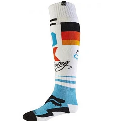 Fox FRI Rohr Thin мотоноски, бело-синий