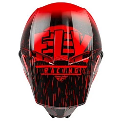 Fly Racing Kinetic K120 2020 шлем кроссовый, красно-черный