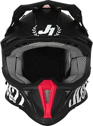 Just1 J18 Old School шлем кроссовый, черный матовый