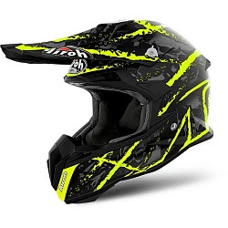 Airoh Terminator Open Vision шлем внедорожный, желто-черный